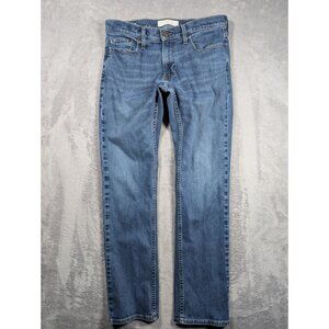 Hollister Slim Straight Jeans Mens 32x30 Epic Flex Preppy Casual Streetwear